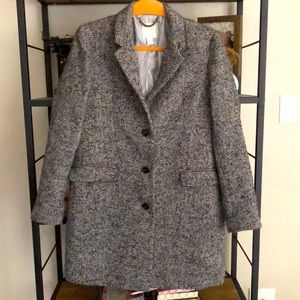 Jcrew Factory Tweed Topcoat